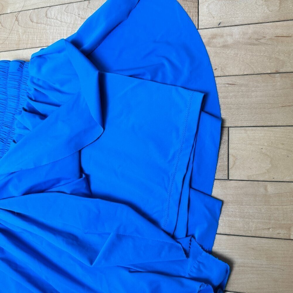 Luogonzi Flowy Running Yoga Shorts Size 2XL Bright Blue - Picture 4 of 7